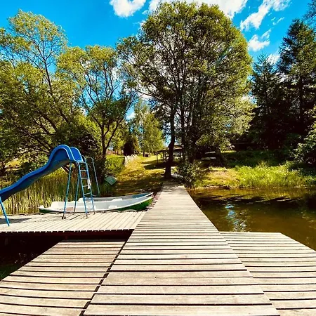 Tatarak Na Mazurach Nad Jeziorem Walpusz - Nr 1 Apartman *